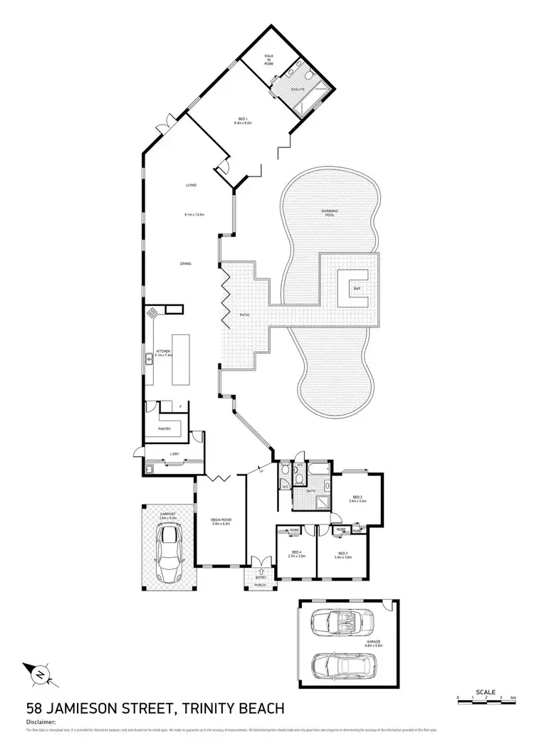 Floorplan of Homely house listing, 58 Jamieson Street, Trinity Beach QLD 4879