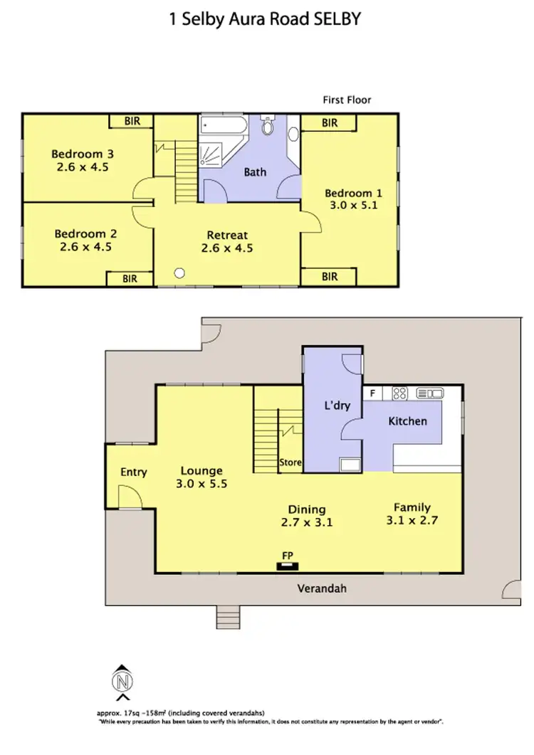 Floorplan of Homely house listing, 1 Selby-Aura Road, Selby VIC 3159