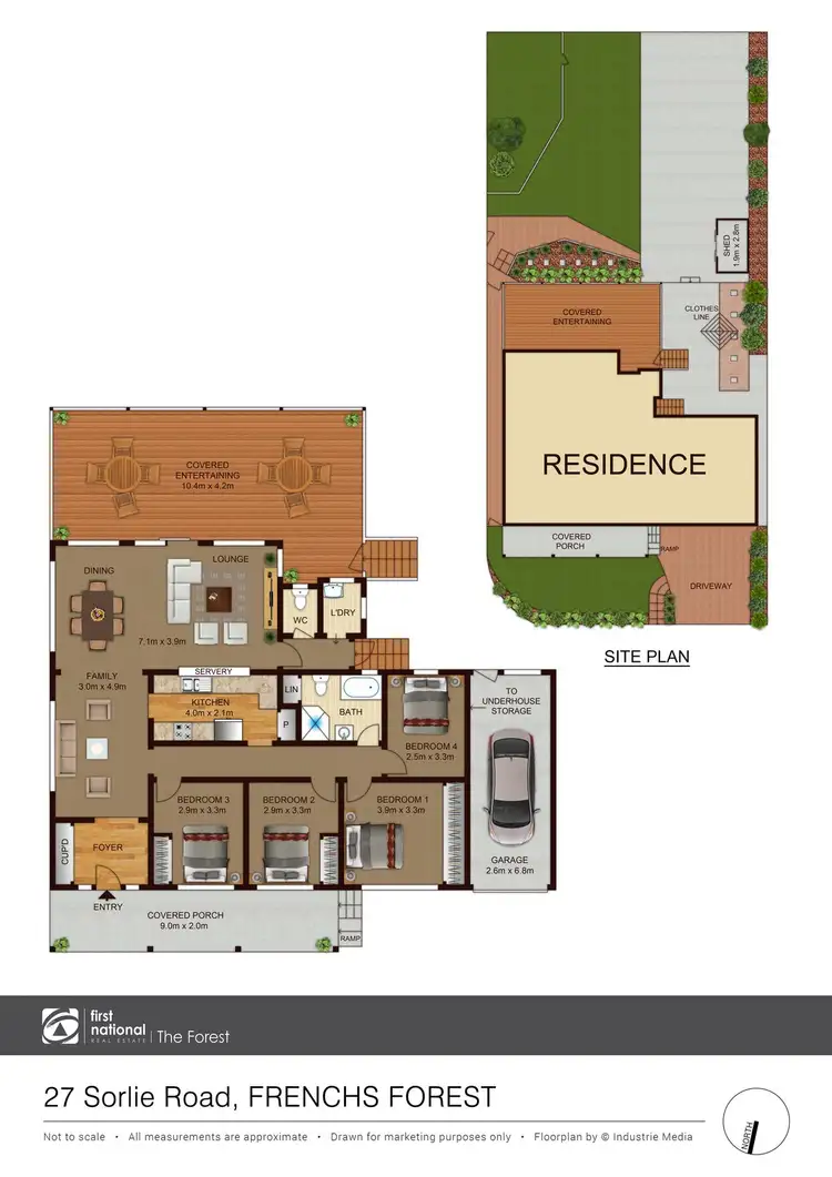 Floorplan of Homely house listing, 27 Sorlie Road, Frenchs Forest NSW 2086