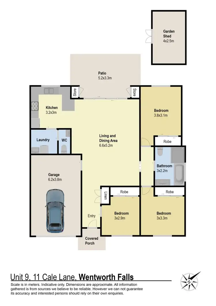 Floorplan of Homely townhouse listing, 9/11 Cale Lane, Wentworth Falls NSW 2782