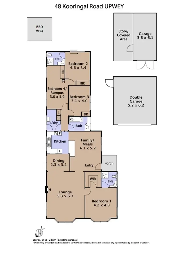 Floorplan of Homely house listing, 48 Kooringal Road, Upwey VIC 3158