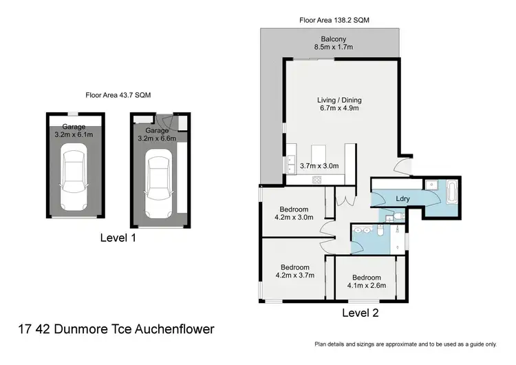 Floorplan of Homely unit listing, 17/42 Dunmore Terrace, Auchenflower QLD 4066