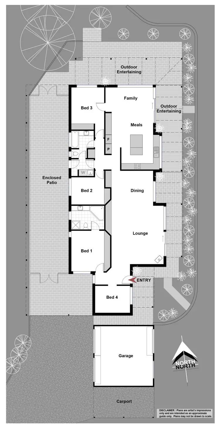 Floorplan of Homely house listing, 265 London Bridge Road, Burra NSW 2620