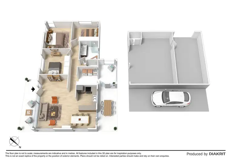 Floorplan of Homely house listing, 1 Cherry Lane, Gisborne VIC 3437