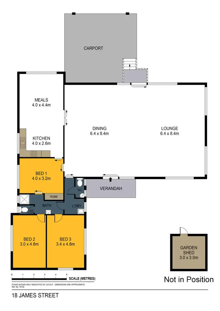 Floorplan of Homely house listing, 18 James Street, Eaglehawk VIC 3556