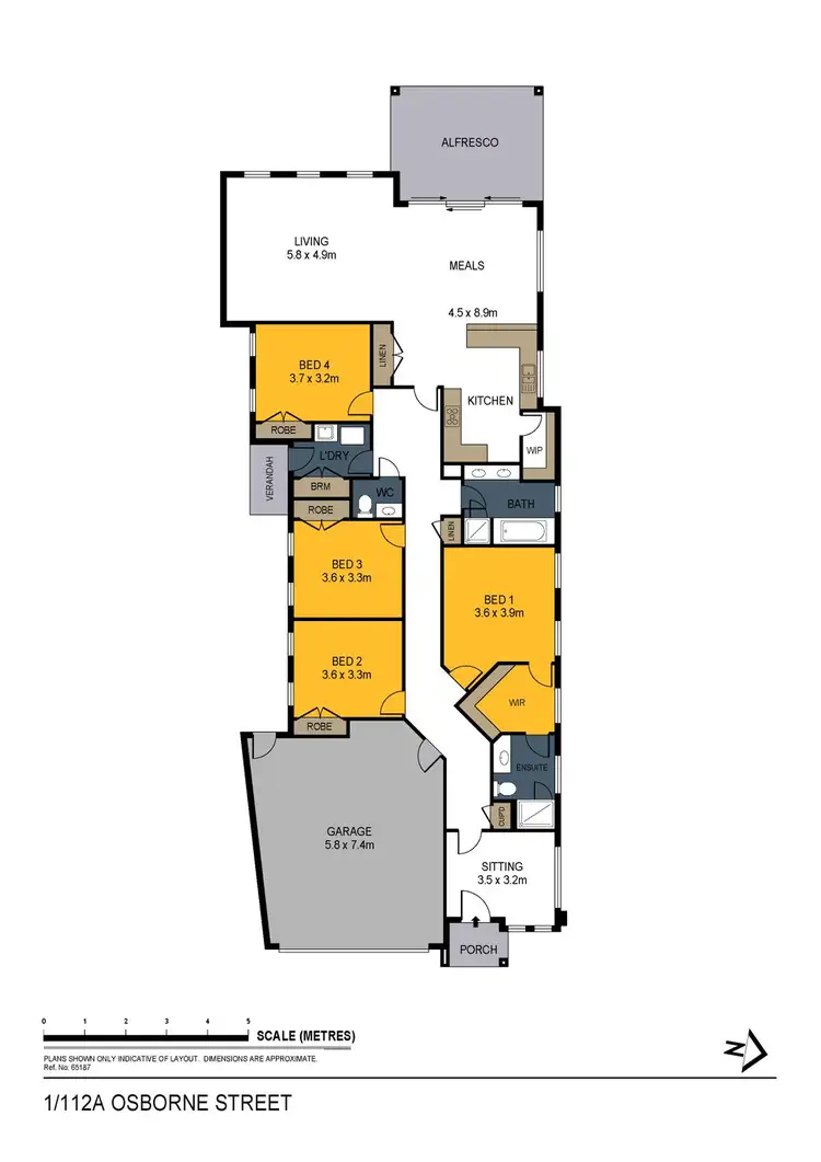 Floorplan of Homely house listing, 1/112A Osborne Street, Spring Gully VIC 3550