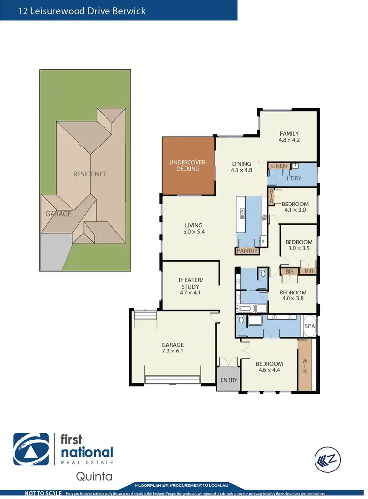Floorplan of Homely house listing, 12 Leisurewood Drive, Berwick VIC 3806