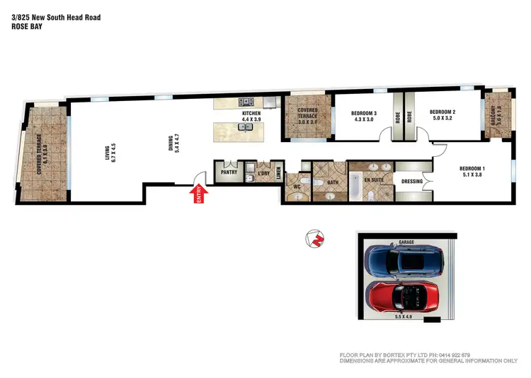 Floorplan of Homely apartment listing, 3/825 New South Head Road, Rose Bay NSW 2029