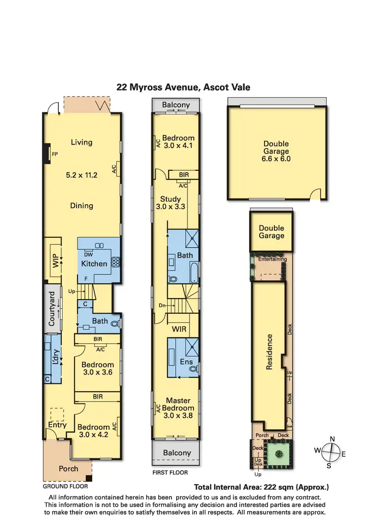 Floorplan of Homely house listing, 22 Myross Avenue, Ascot Vale VIC 3032