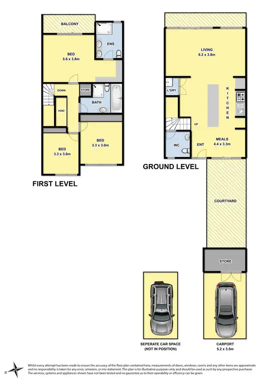 Floorplan of Homely townhouse listing, 2 Shell Place, Torquay VIC 3228