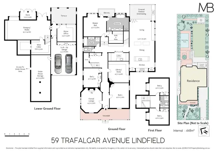 Floorplan of Homely house listing, 59 Trafalgar Avenue, Lindfield NSW 2070