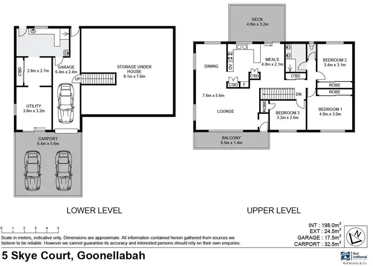 Floorplan of Homely house listing, 5 Skye Court, Goonellabah NSW 2480