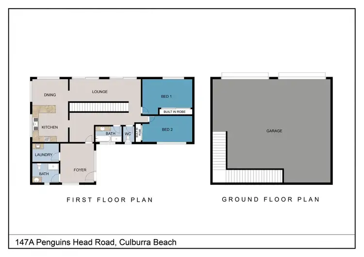 Floorplan of Homely house listing, 147A Penguins Head Road, Culburra Beach NSW 2540