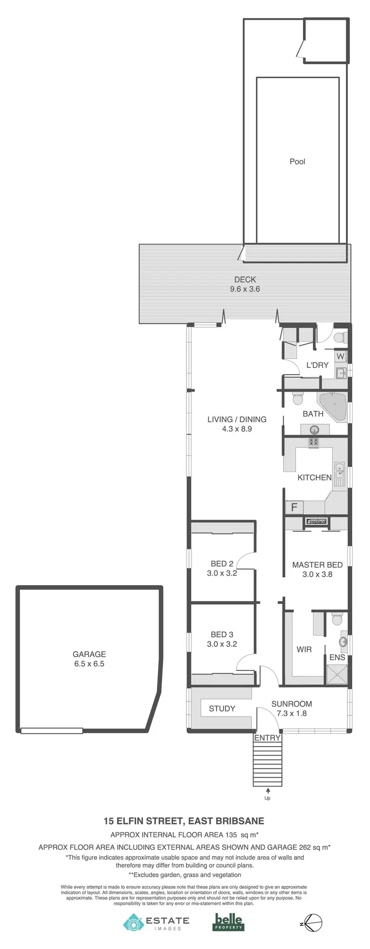 Floorplan of Homely house listing, 15 Elfin Street, East Brisbane QLD 4169