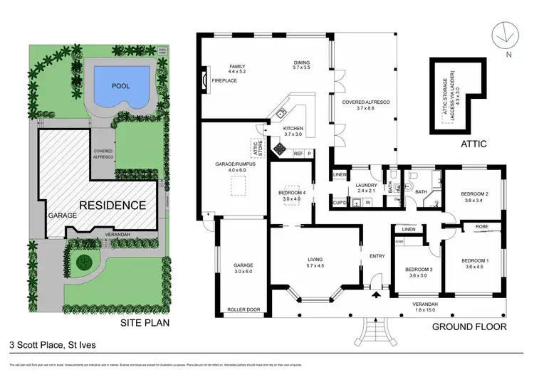 Floorplan of Homely house listing, 3 Scott Place, St Ives NSW 2075