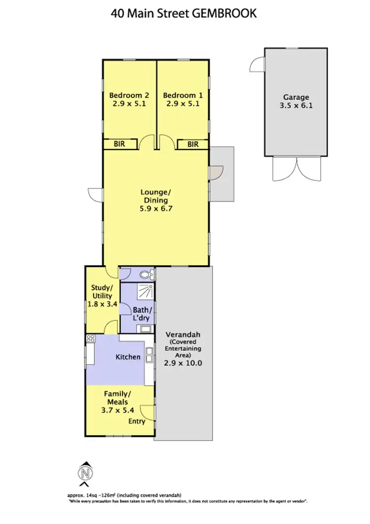 Floorplan of Homely house listing, 40 Main Street, Gembrook VIC 3783
