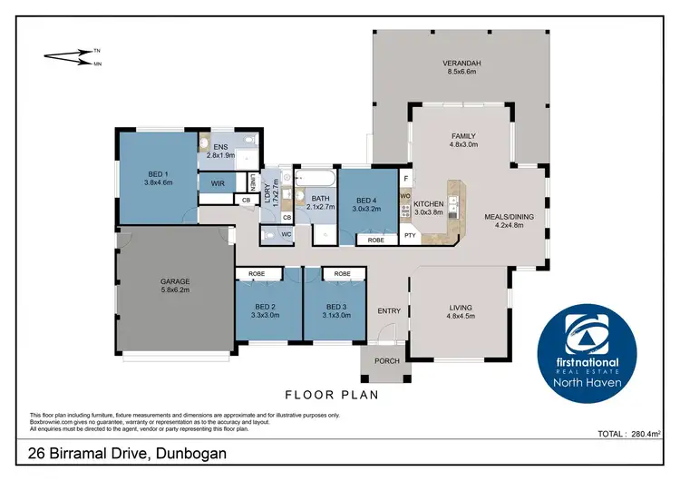 Floorplan of Homely house listing, 26 Birramal Drive, Dunbogan NSW 2443