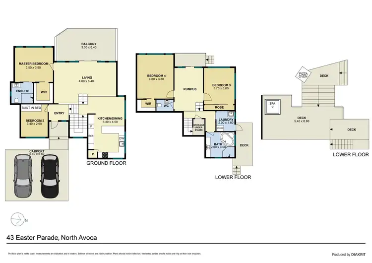 Floorplan of Homely house listing, 43 Easter Parade, North Avoca NSW 2260