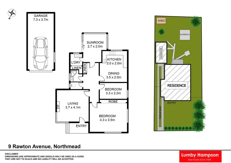 Floorplan of Homely house listing, 9 Rawton Avenue, Northmead NSW 2152