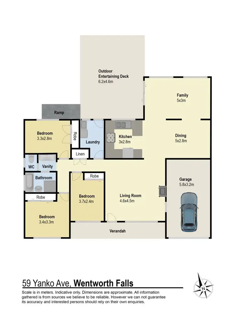 Floorplan of Homely house listing, 59 Yanko Avenue, Wentworth Falls NSW 2782