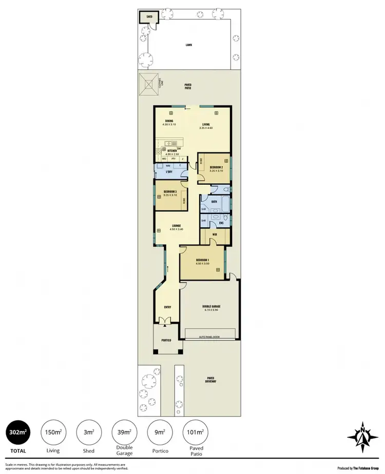 Floorplan of Homely house listing, 18a Farncomb Road, Fulham SA 5024