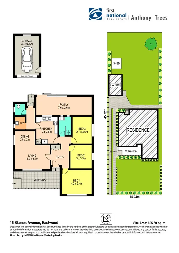 Floorplan of Homely house listing, 16 Skenes Avenue, Eastwood NSW 2122