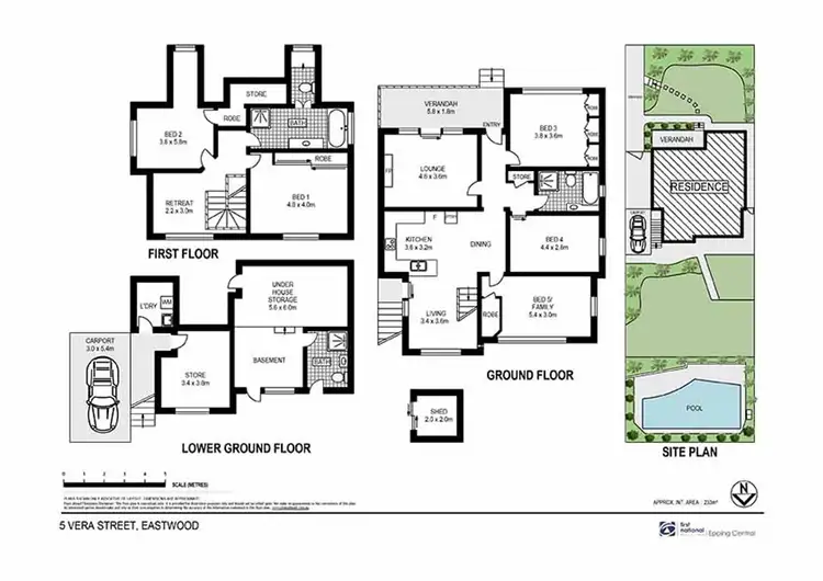 Floorplan of Homely house listing, 5 Vera Street, Eastwood NSW 2122