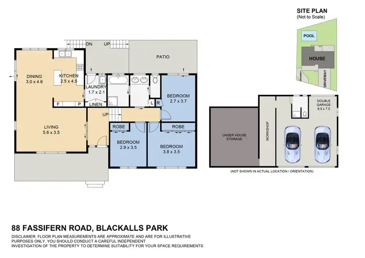 Floorplan of Homely house listing, 88 Fassifern Road, Blackalls Park NSW 2283
