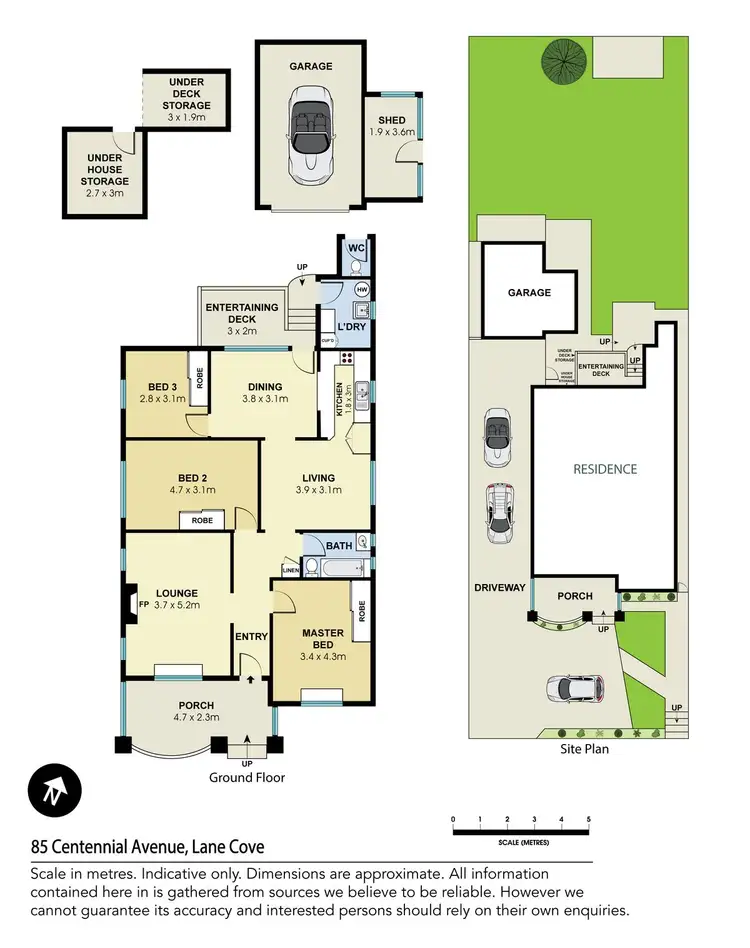 Floorplan of Homely house listing, 85 Centennial Avenue, Lane Cove NSW 2066