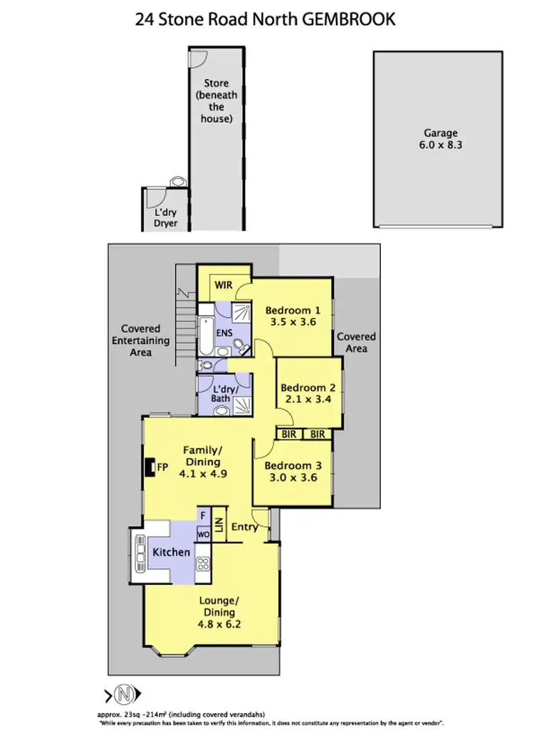 Floorplan of Homely house listing, 24 Stone Road Nth, Gembrook VIC 3783