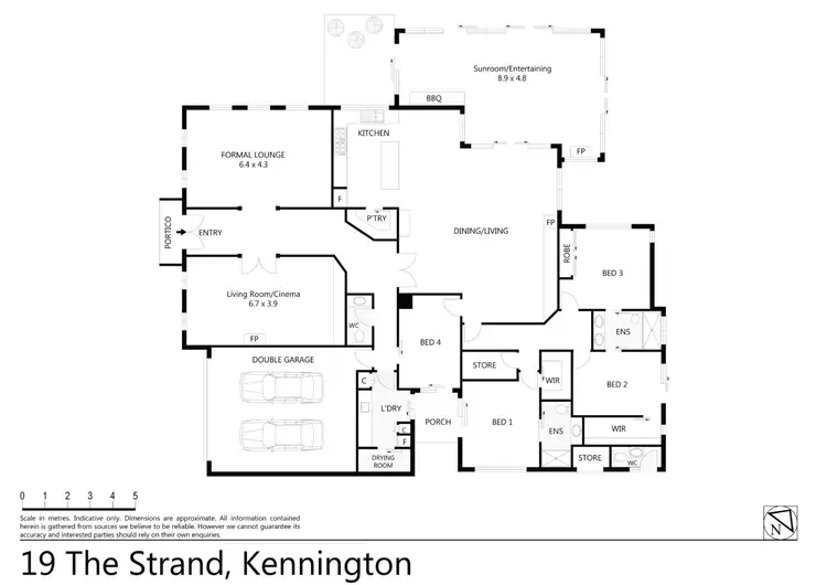 Floorplan of Homely house listing, 19 The Strand, Kennington VIC 3550