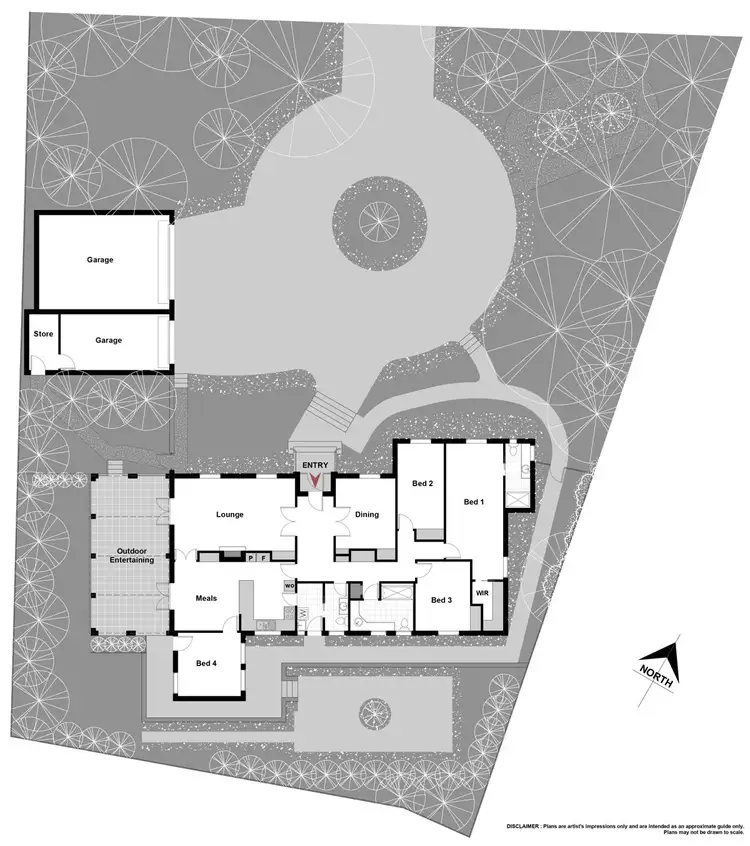 Floorplan of Homely house listing, 4 Hamelin Crescent, Narrabundah ACT 2604