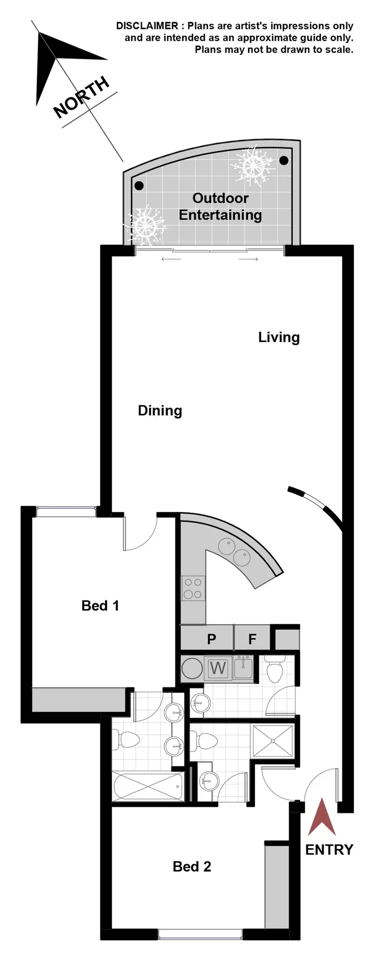 Floorplan of Homely apartment listing, 3/2 Eldridge Crescent, Garran ACT 2605