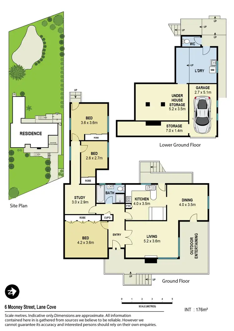 Floorplan of Homely house listing, 6 Mooney Street, Lane Cove NSW 2066