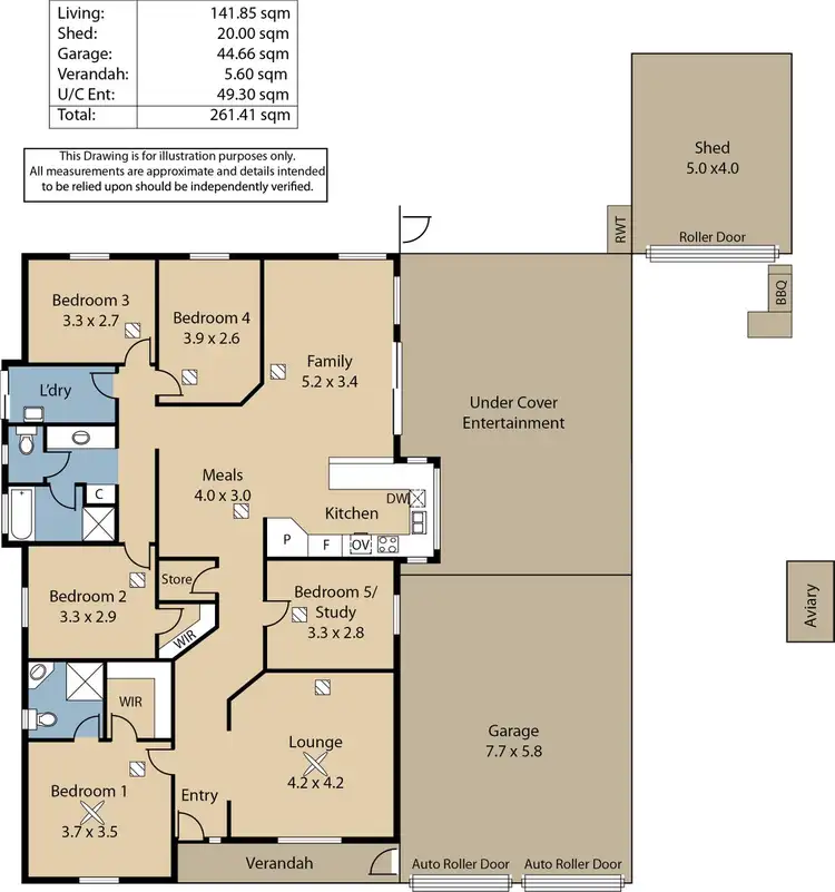 Floorplan of Homely house listing, 23 Prosperity Way, Andrews Farm SA 5114