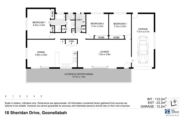 Floorplan of Homely house listing, 18 Sheridan Drive, Goonellabah NSW 2480