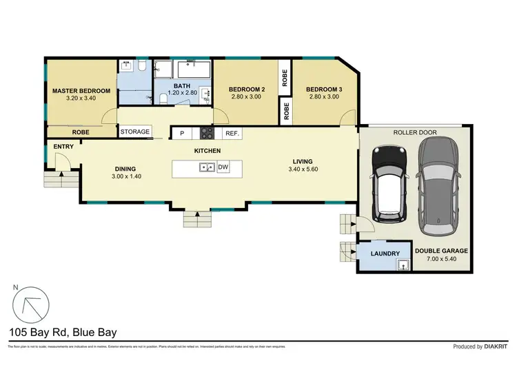 Floorplan of Homely villa listing, 105 Bay Road, Blue Bay NSW 2261