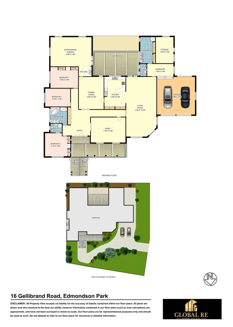 Floorplan of Homely house listing, 16 Gellibrand Road, Edmondson Park NSW 2174