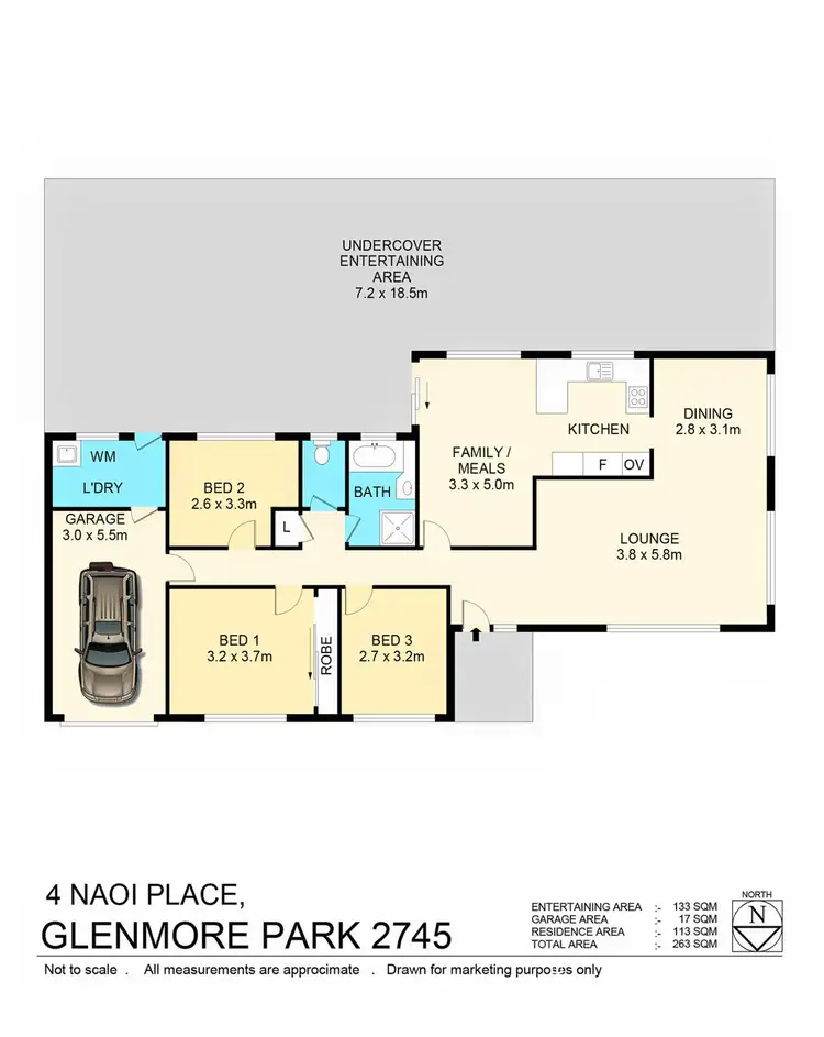 Floorplan of Homely house listing, 4 Naoi Place, Glenmore Park NSW 2745