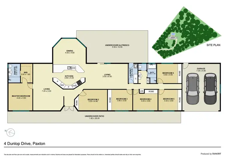 Floorplan of Homely house listing, 4 Dunlop Drive, Paxton NSW 2325