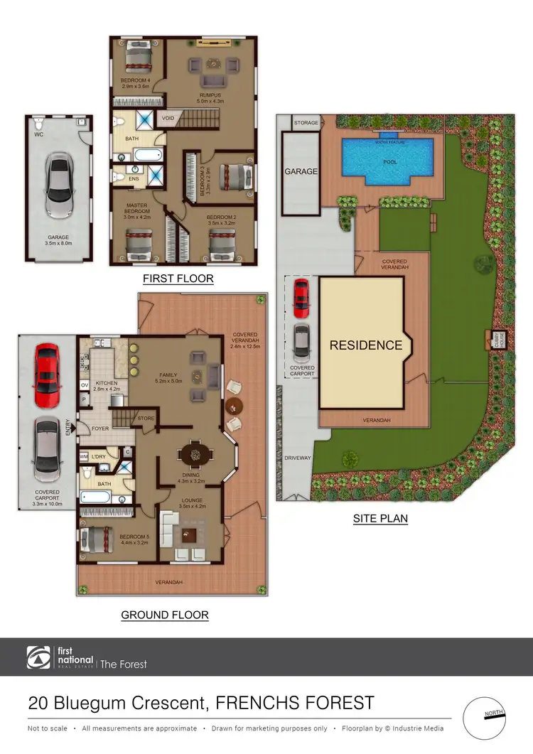 Floorplan of Homely house listing, 20 Bluegum Crescent, Frenchs Forest NSW 2086