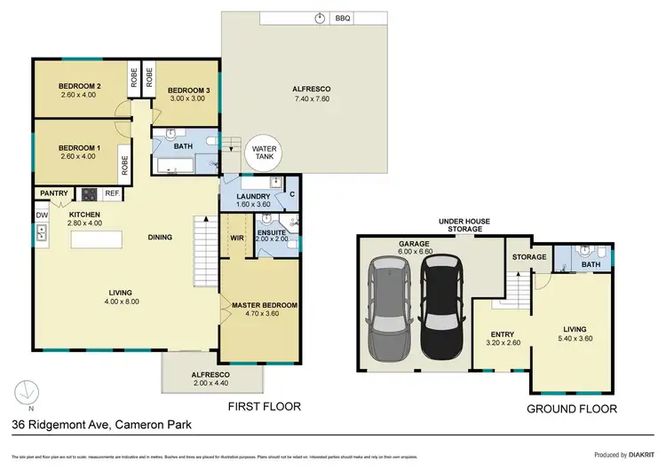 Floorplan of Homely house listing, 36 Ridgemont Avenue, Cameron Park NSW 2285