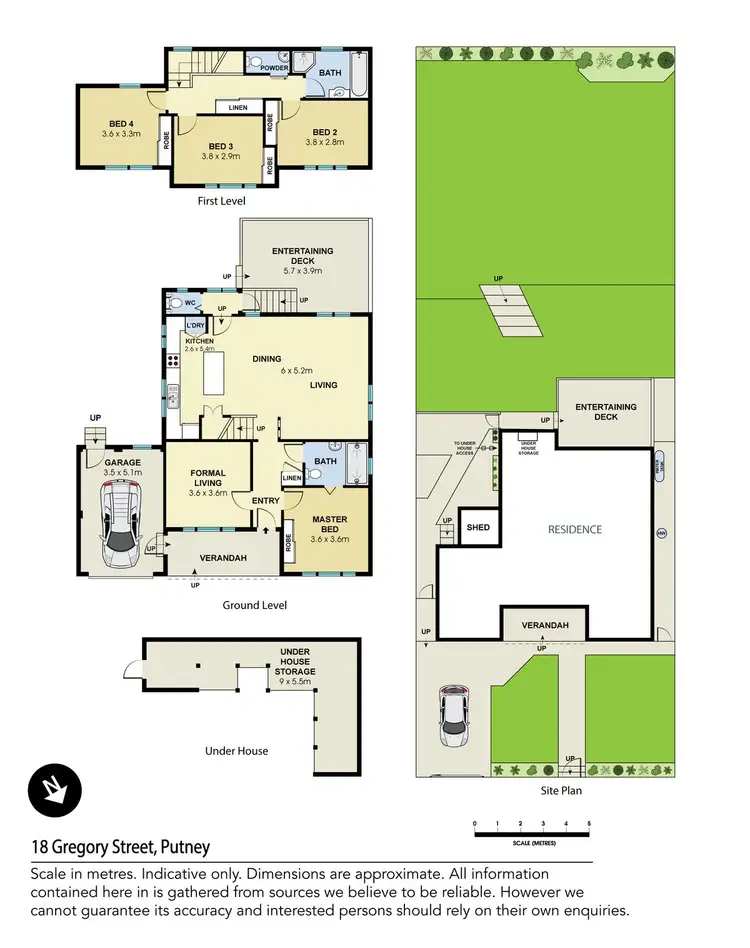 Floorplan of Homely house listing, 18 Gregory Street, Putney NSW 2112