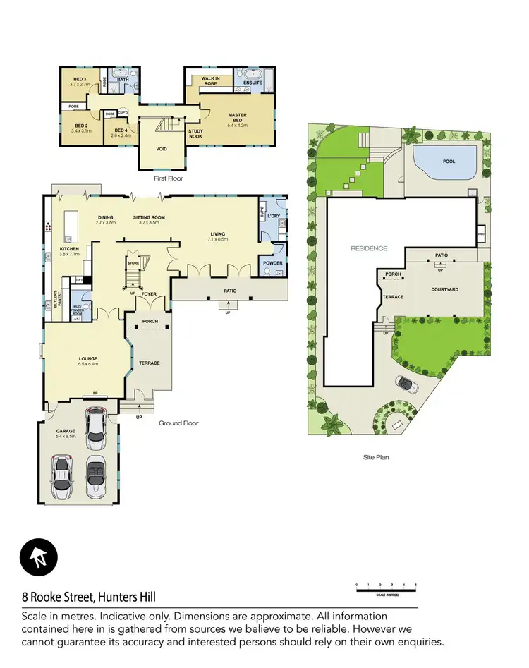 Floorplan of Homely house listing, 8 Rooke Street, Hunters Hill NSW 2110