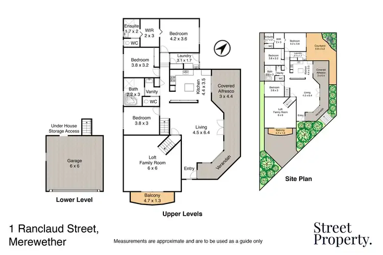 Floorplan of Homely house listing, 1 Ranclaud Street, Merewether NSW 2291