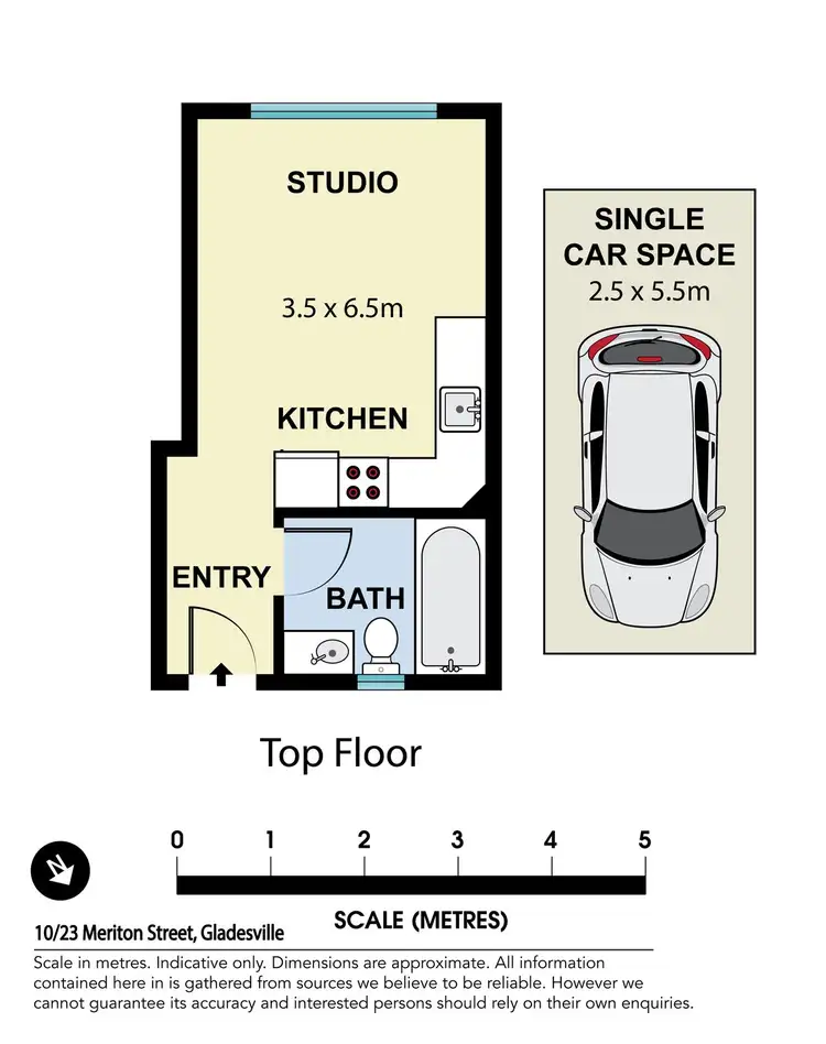 Floorplan of Homely apartment listing, 10/23 Meriton Street, Gladesville NSW 2111