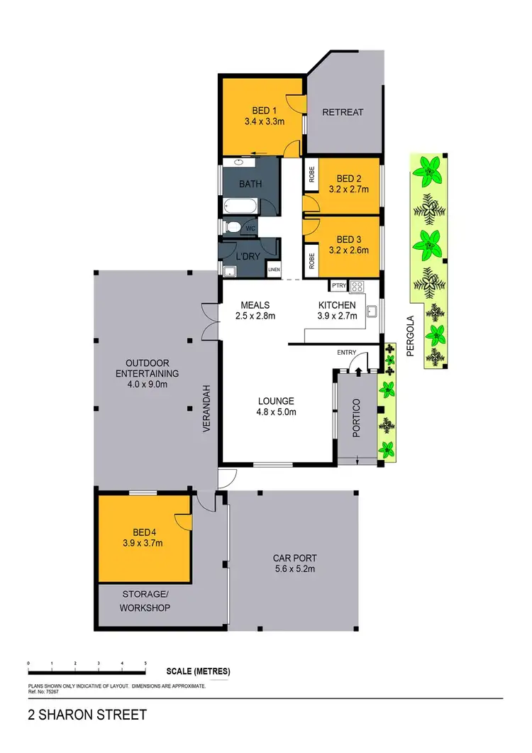 Floorplan of Homely house listing, 2 Sharon Street, Flora Hill VIC 3550