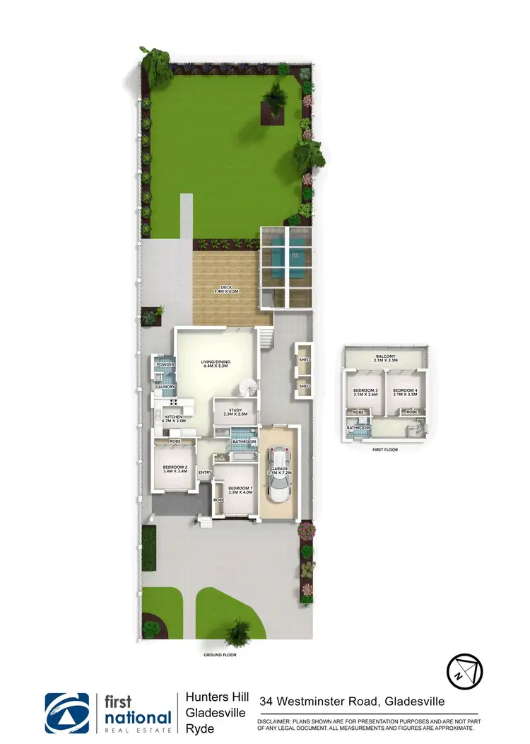 Floorplan of Homely house listing, 34 Westminster Road, Gladesville NSW 2111