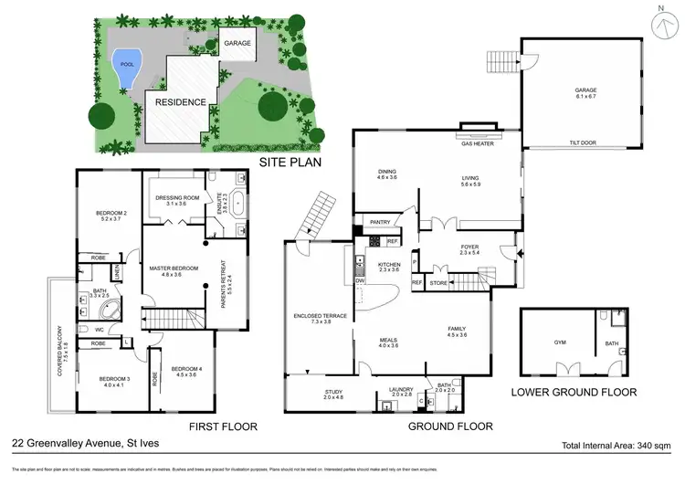 Floorplan of Homely house listing, 22 Greenvalley Avenue, St Ives NSW 2075