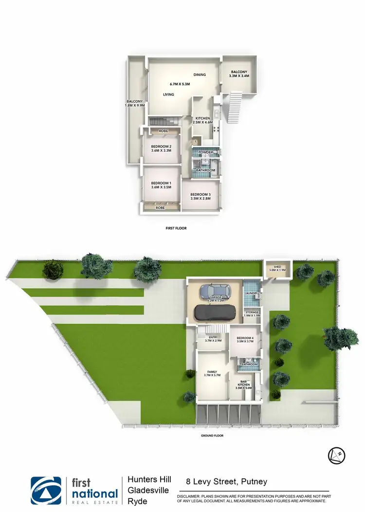 Floorplan of Homely house listing, 8 Levy Street, Putney NSW 2112